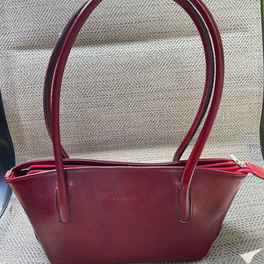 NWOT gorgeous leather bag handmade in Florence Italy